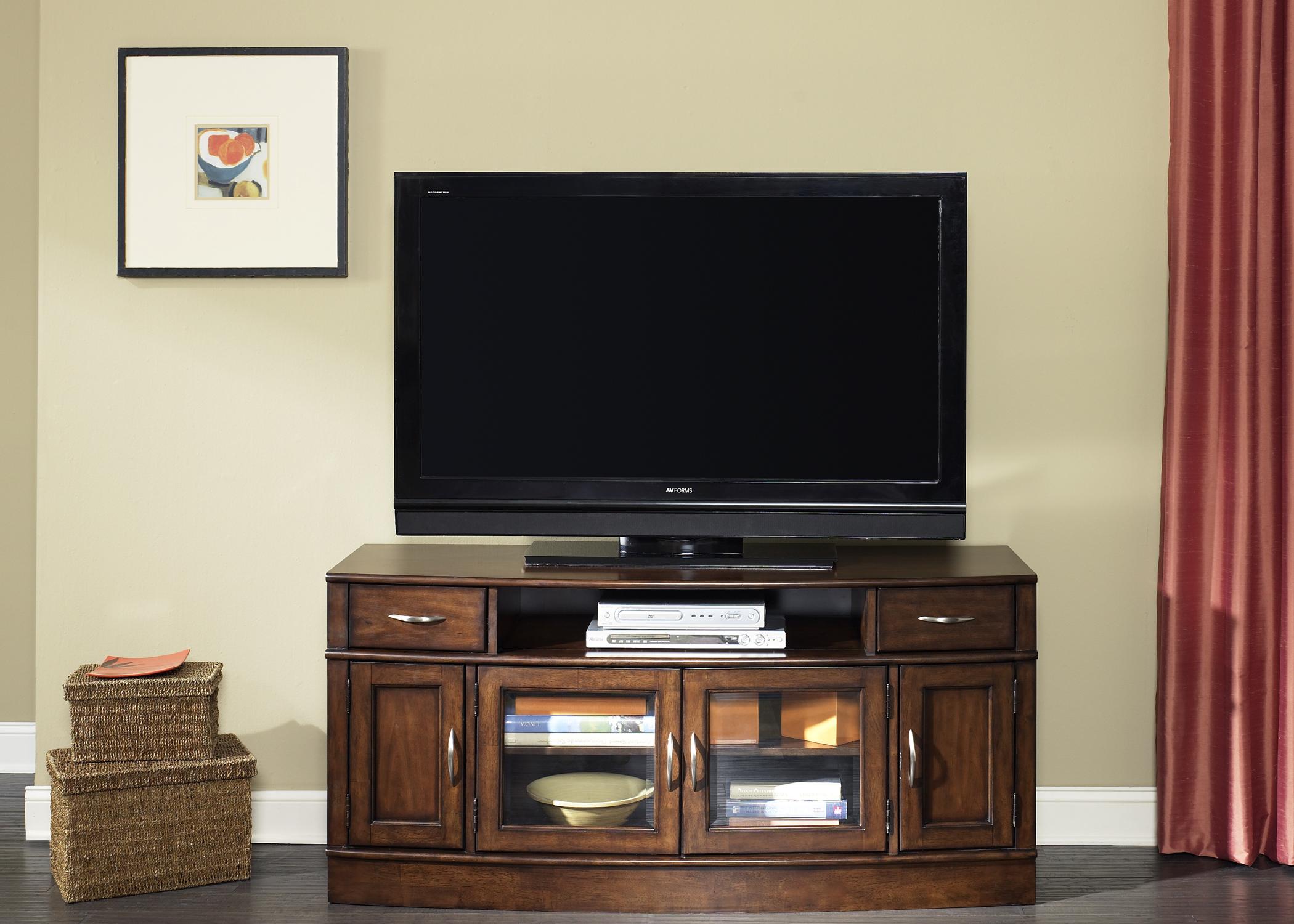 Liberty Furniture Hanover TV Entertainment Stand Sheely's Furniture